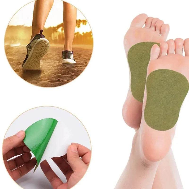 Wormwood Heel Pad Help Sleep Foot Care Sticker