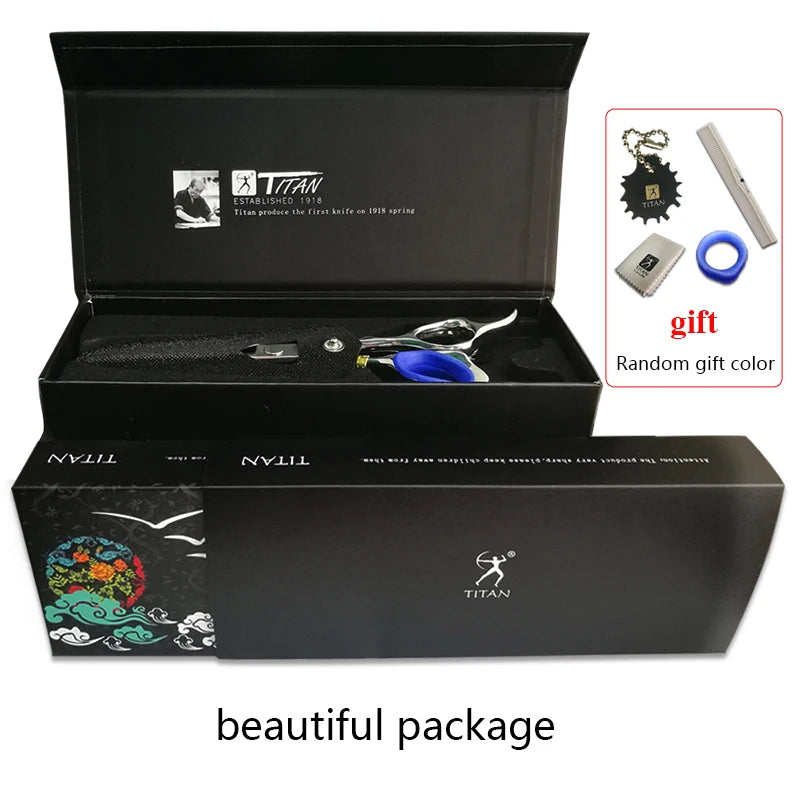 Titan 3D Scissors - Professional Barber Hairdressing Shears