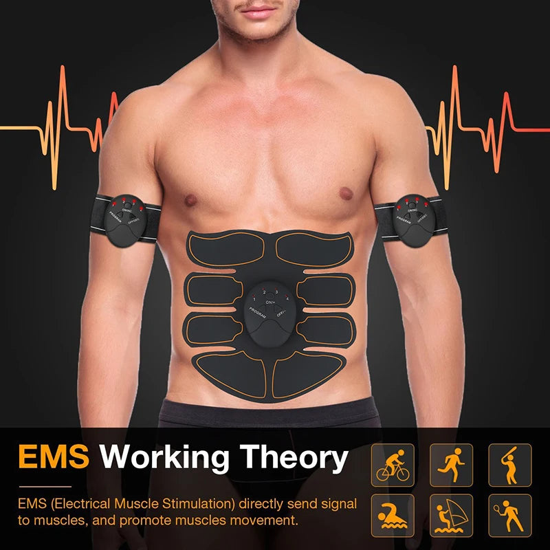 Abdominal ABS EMS Trainer Fitness Gel Pads