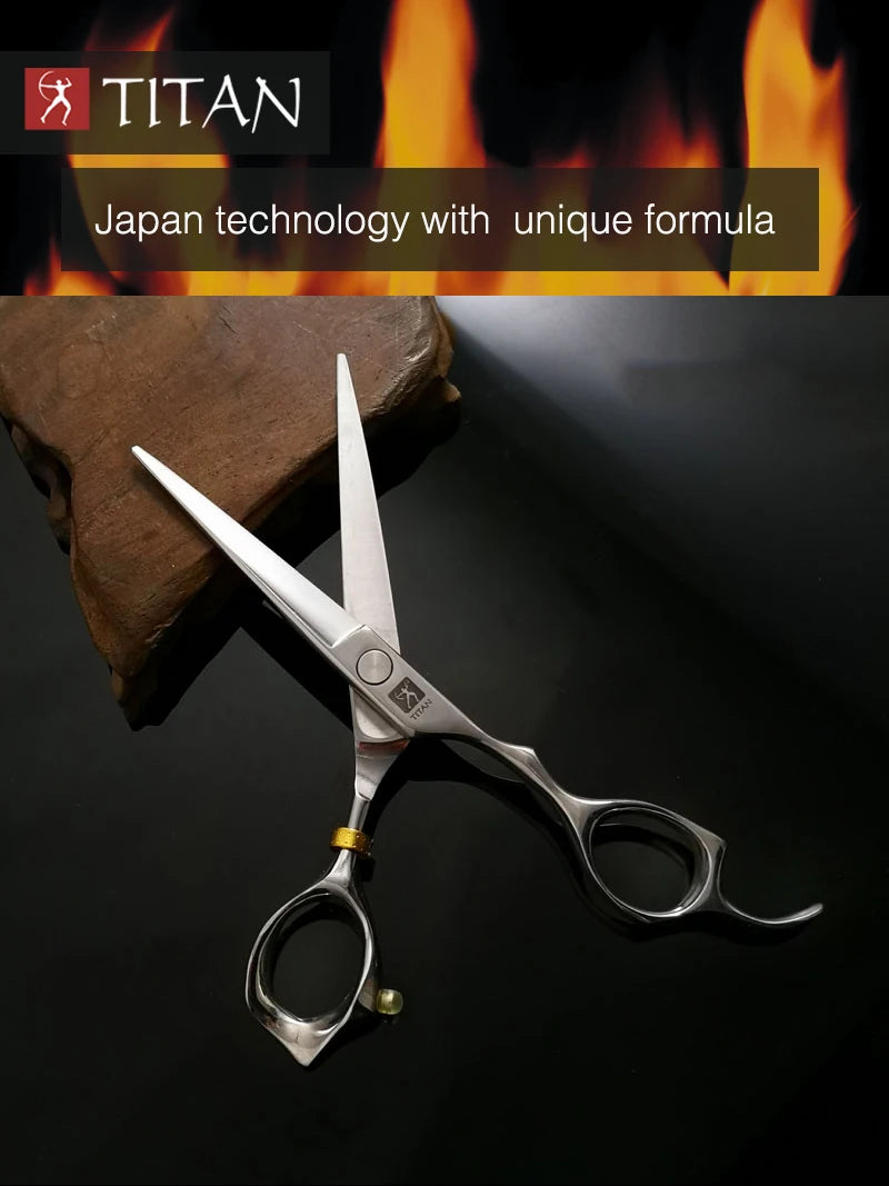 Titan 3D Scissors - Professional Barber Hairdressing Shears