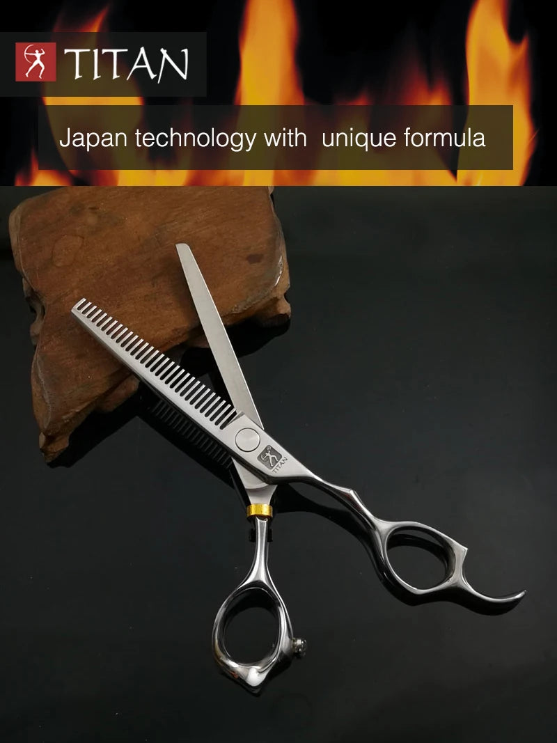 Titan 3D Scissors - Professional Barber Hairdressing Shears