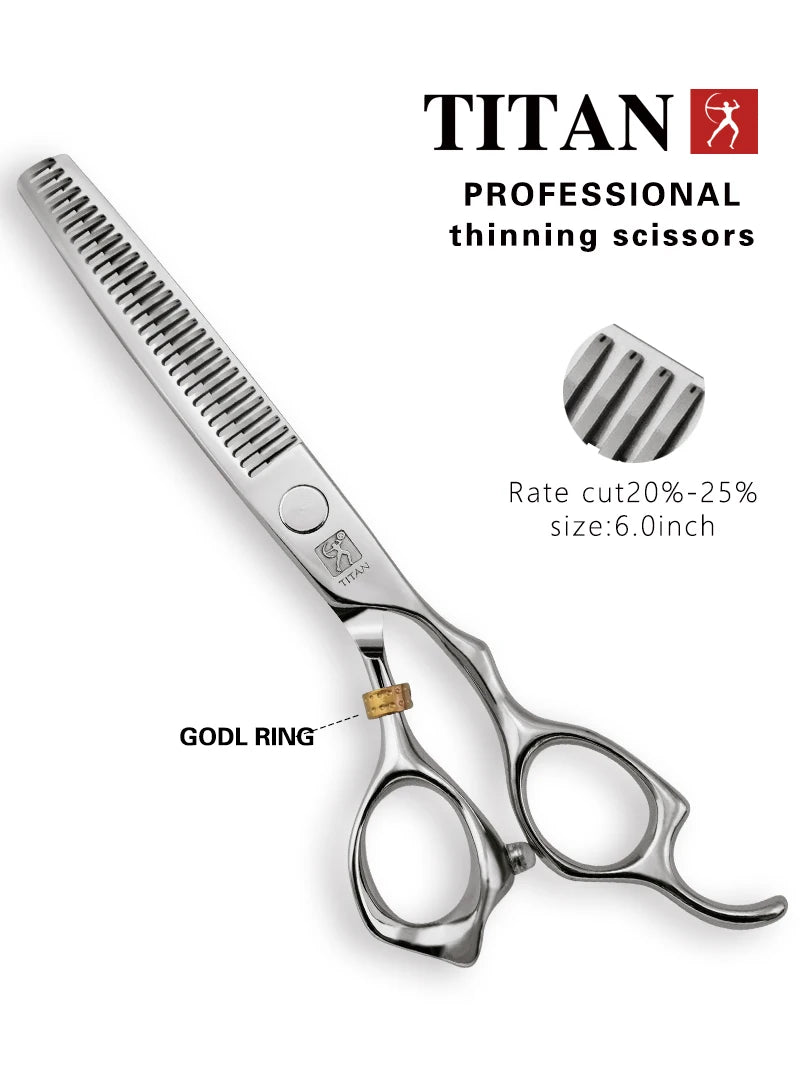 Titan 3D Scissors - Professional Barber Hairdressing Shears