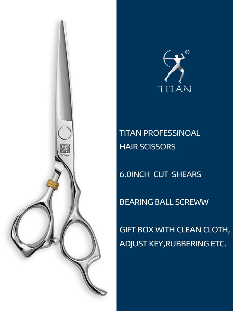 Titan 3D Scissors - Professional Barber Hairdressing Shears