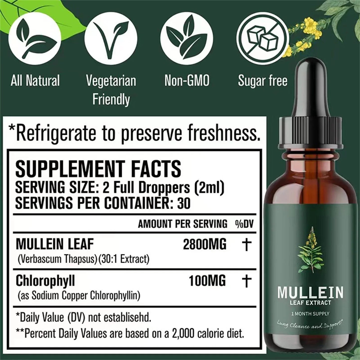 Mullein Leaf Extract Nose Cleanse