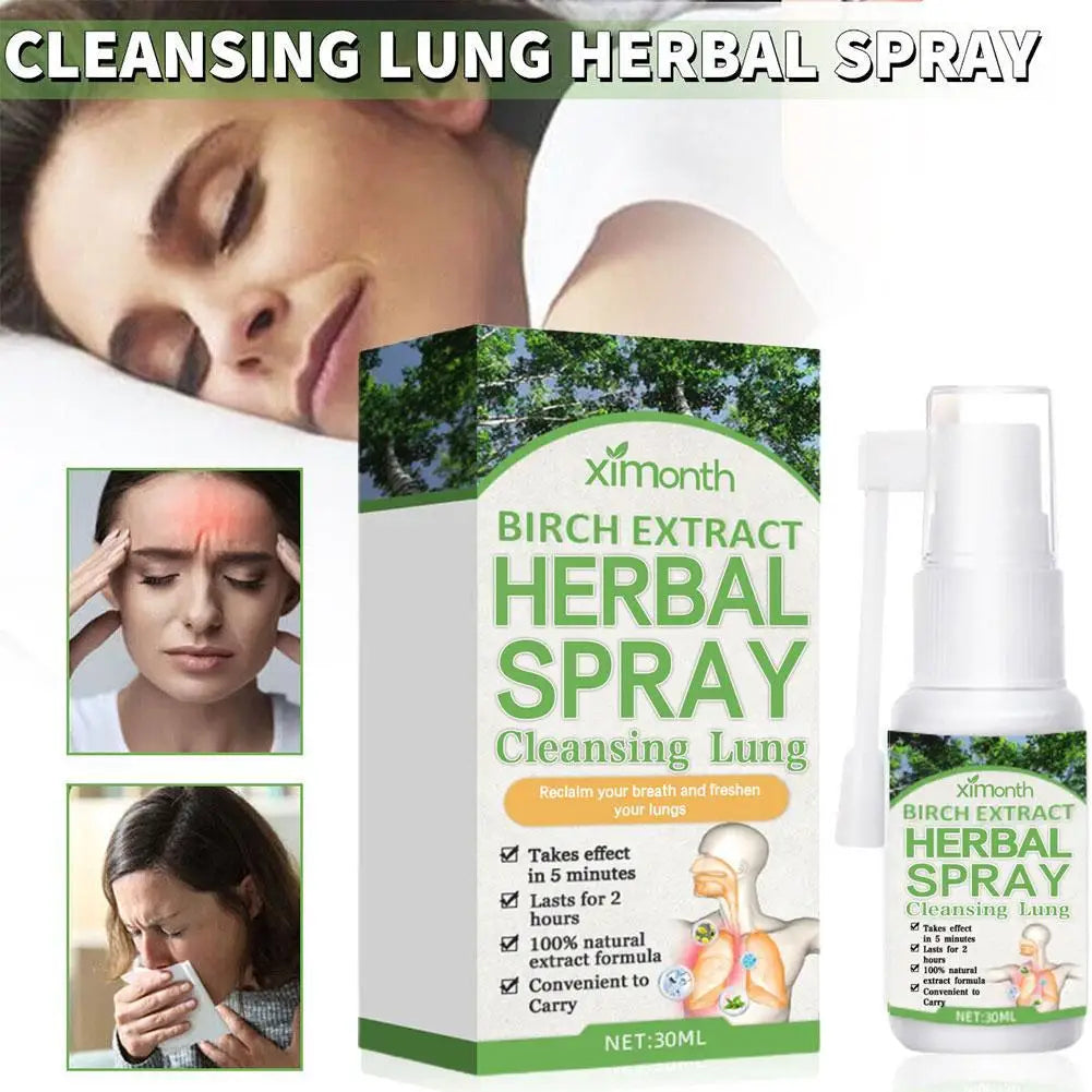 Birch Herbal Cleansing Lung Spray