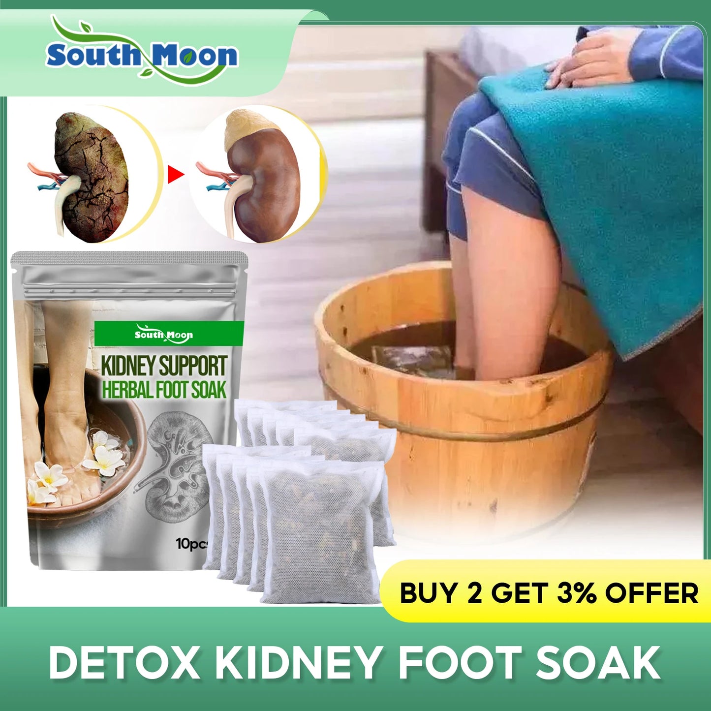 Herbal Lymphatic Detox Foot Soak