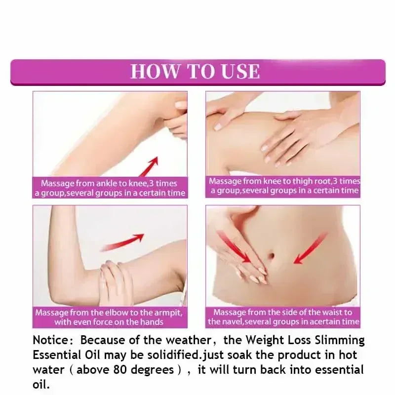 Lymphatic Drainage Anti Aging Slimming Oil