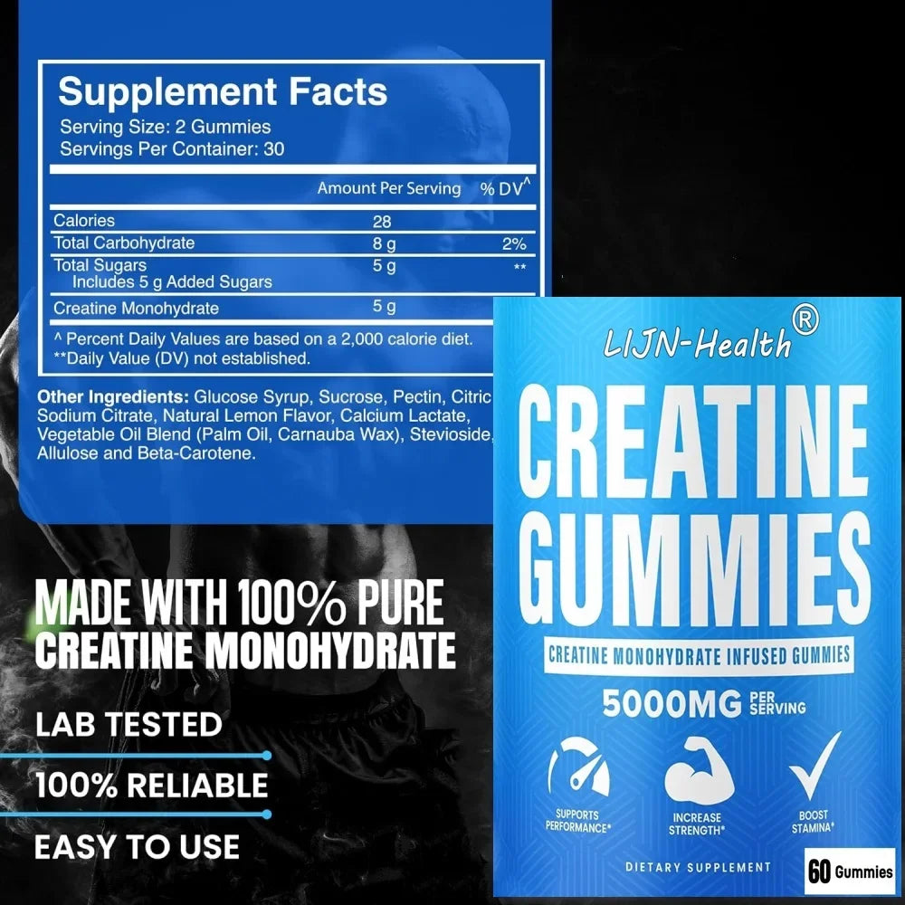 Creatine Gummies Infused with Creatine