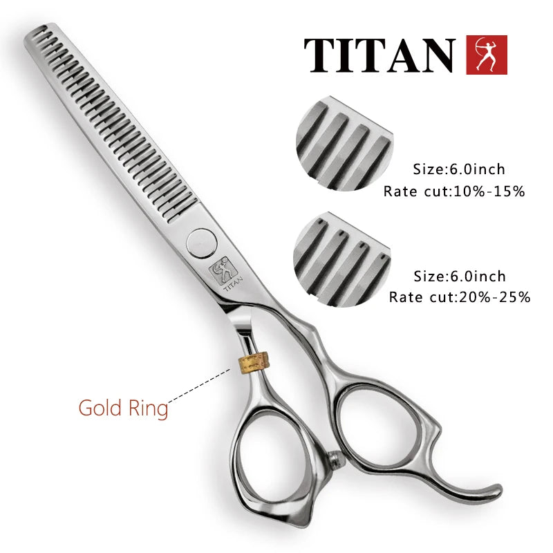 Titan 3D Scissors - Professional Barber Hairdressing Shears